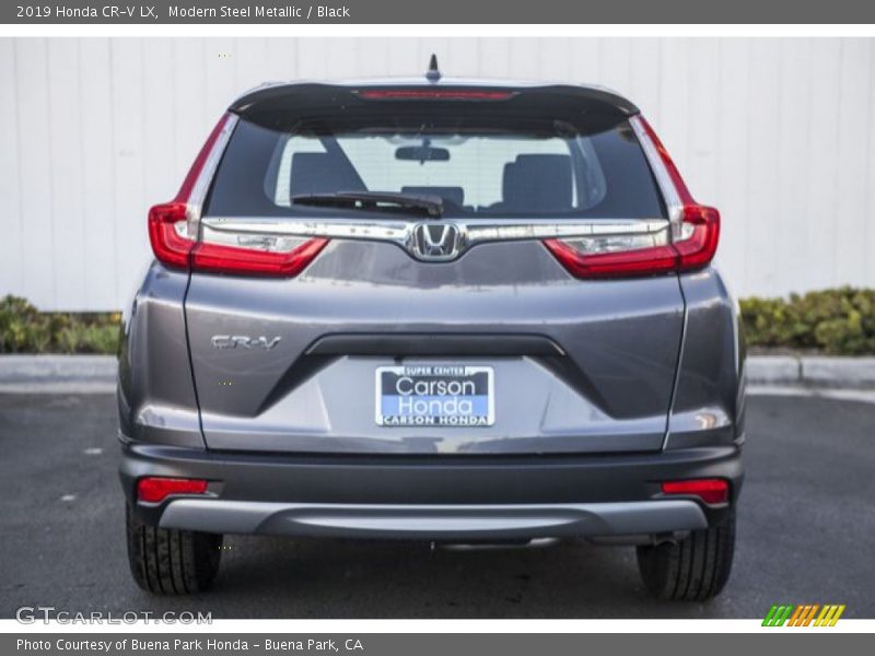 Modern Steel Metallic / Black 2019 Honda CR-V LX