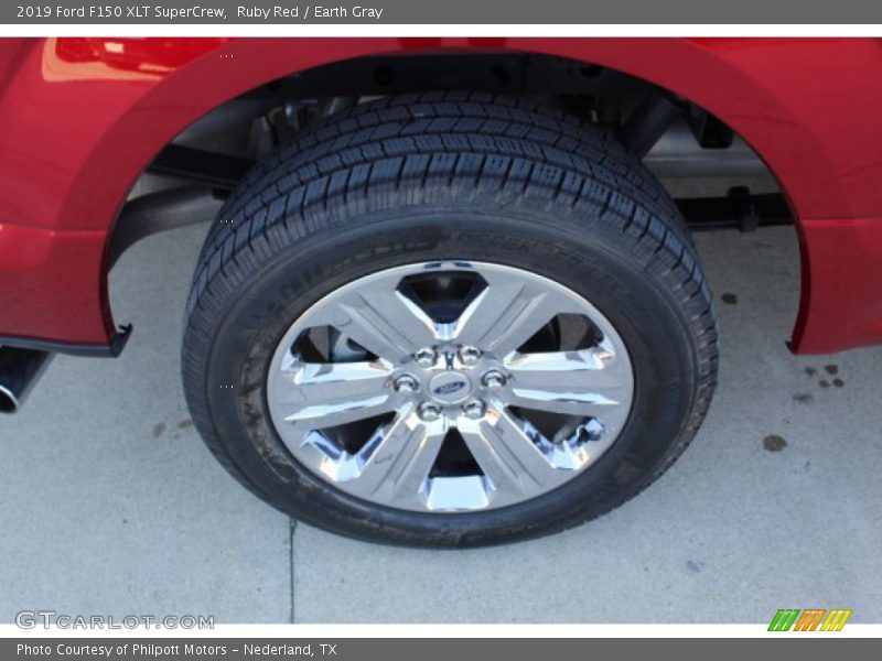 Ruby Red / Earth Gray 2019 Ford F150 XLT SuperCrew
