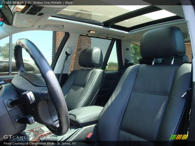 Stratus Grey Metallic / Black 2006 BMW X5 3.0i