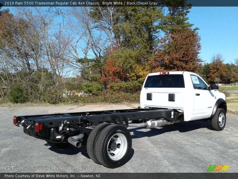 Bright White / Black/Diesel Gray 2019 Ram 5500 Tradesman Regular Cab 4x4 Chassis