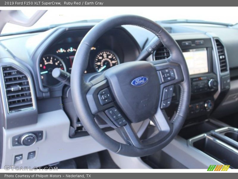 Ruby Red / Earth Gray 2019 Ford F150 XLT SuperCrew