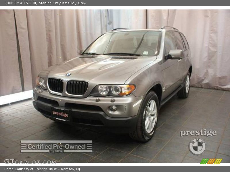 Sterling Grey Metallic / Grey 2006 BMW X5 3.0i
