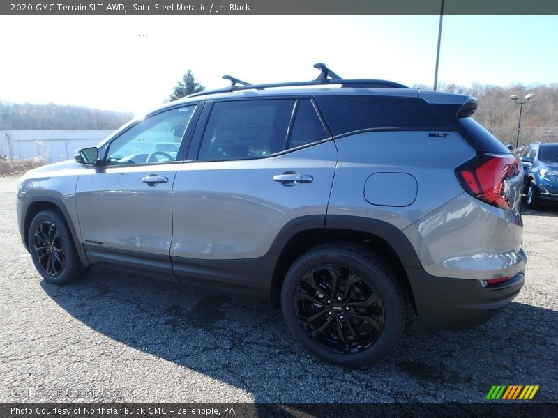 Satin Steel Metallic / Jet Black 2020 GMC Terrain SLT AWD