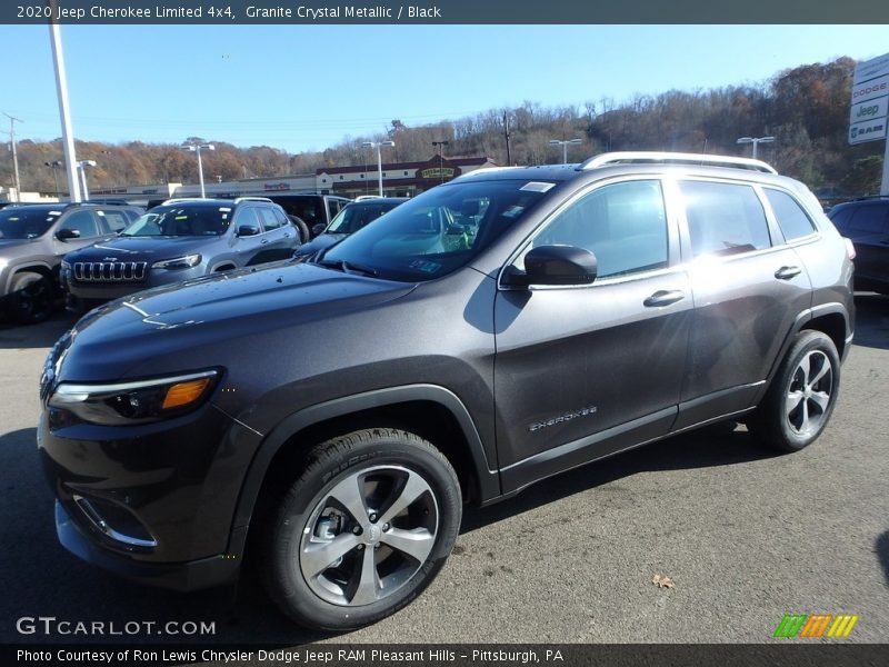 Granite Crystal Metallic / Black 2020 Jeep Cherokee Limited 4x4