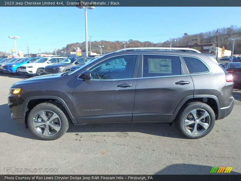 Granite Crystal Metallic / Black 2020 Jeep Cherokee Limited 4x4
