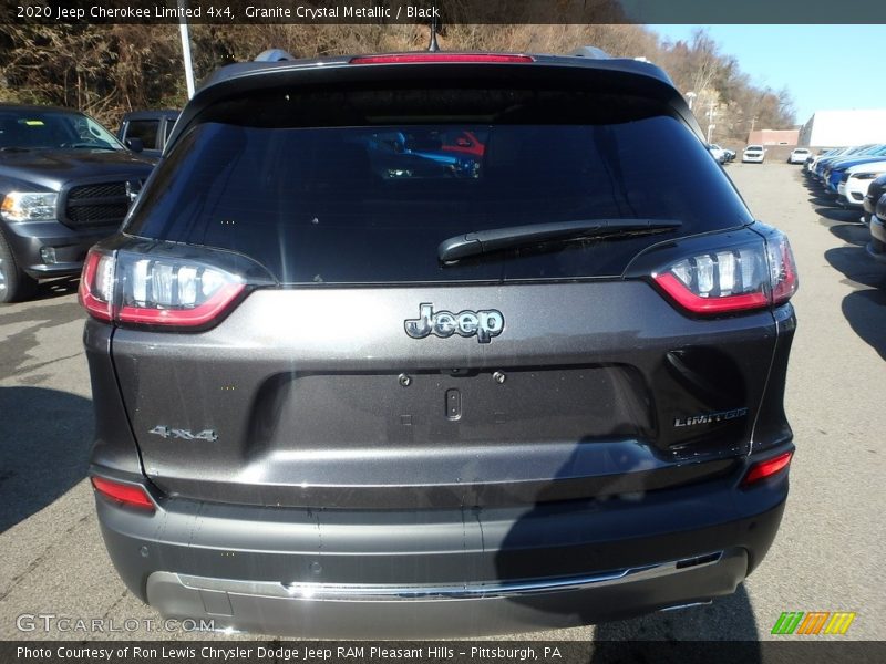 Granite Crystal Metallic / Black 2020 Jeep Cherokee Limited 4x4