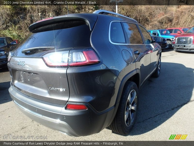 Granite Crystal Metallic / Black 2020 Jeep Cherokee Limited 4x4