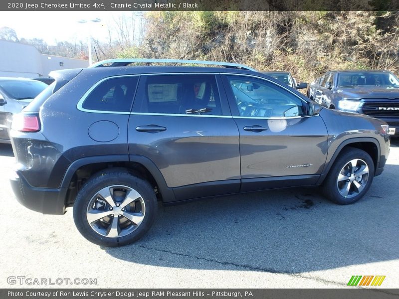 Granite Crystal Metallic / Black 2020 Jeep Cherokee Limited 4x4