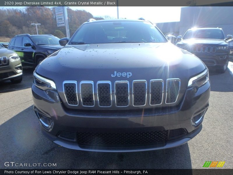Granite Crystal Metallic / Black 2020 Jeep Cherokee Limited 4x4