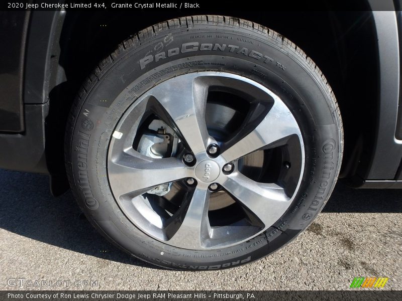 Granite Crystal Metallic / Black 2020 Jeep Cherokee Limited 4x4