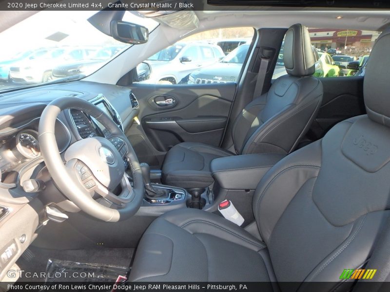 Granite Crystal Metallic / Black 2020 Jeep Cherokee Limited 4x4