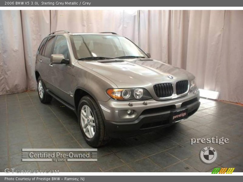 Sterling Grey Metallic / Grey 2006 BMW X5 3.0i