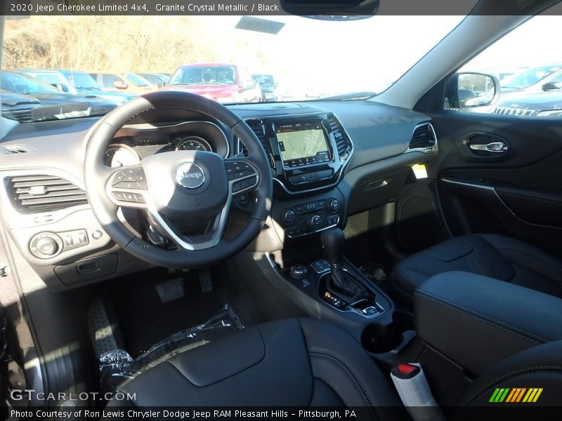 Granite Crystal Metallic / Black 2020 Jeep Cherokee Limited 4x4