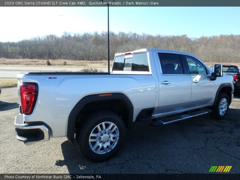 Quicksilver Metallic / Dark Walnut/­Slate 2020 GMC Sierra 2500HD SLT Crew Cab 4WD