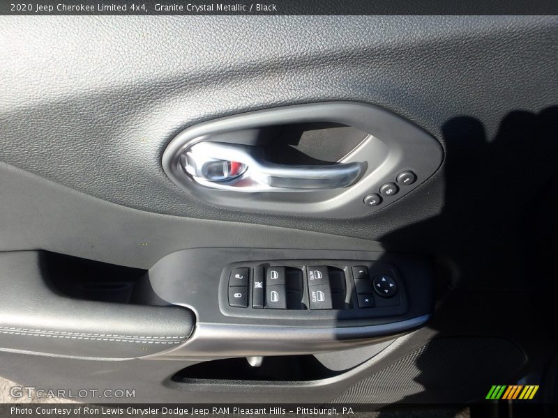 Granite Crystal Metallic / Black 2020 Jeep Cherokee Limited 4x4
