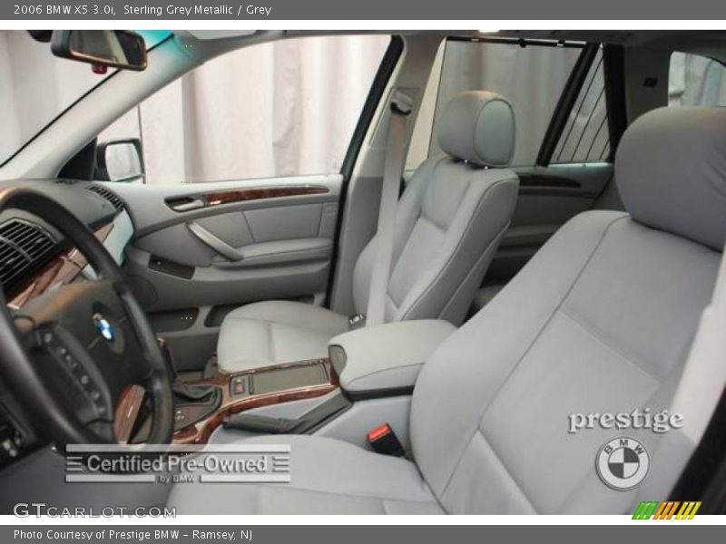 Sterling Grey Metallic / Grey 2006 BMW X5 3.0i