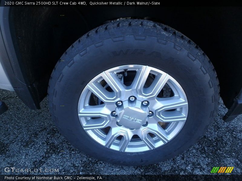 Quicksilver Metallic / Dark Walnut/­Slate 2020 GMC Sierra 2500HD SLT Crew Cab 4WD