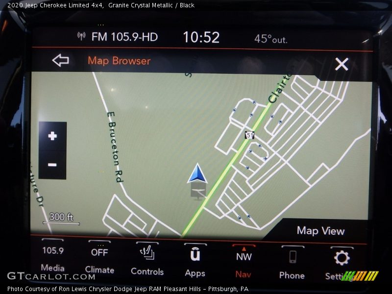 Granite Crystal Metallic / Black 2020 Jeep Cherokee Limited 4x4