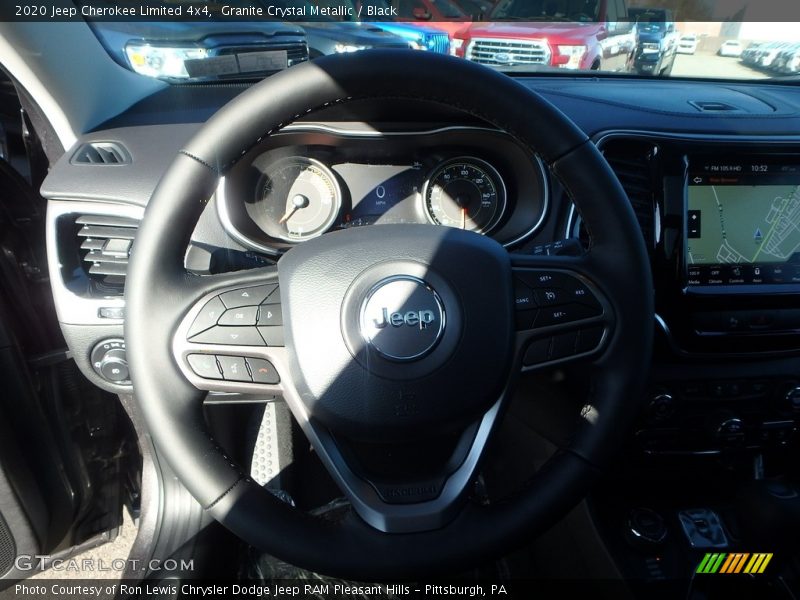 Granite Crystal Metallic / Black 2020 Jeep Cherokee Limited 4x4