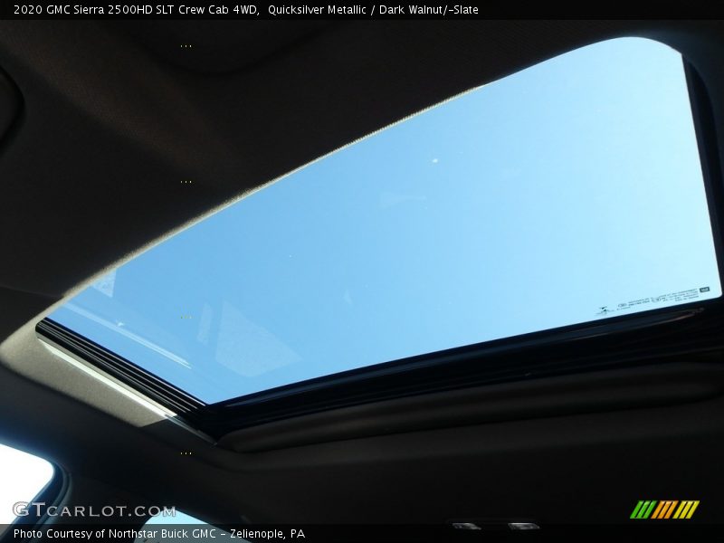 Quicksilver Metallic / Dark Walnut/­Slate 2020 GMC Sierra 2500HD SLT Crew Cab 4WD