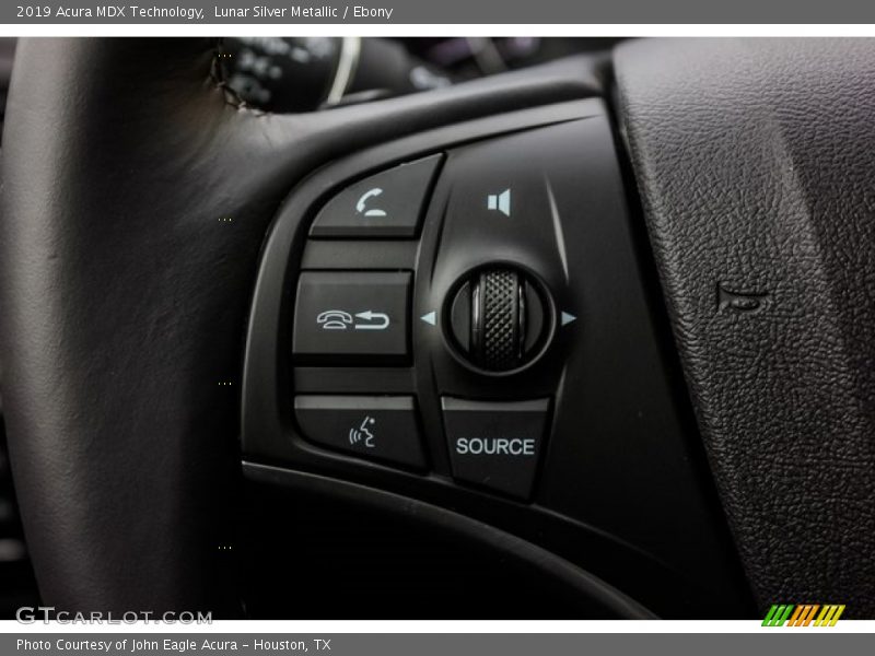 Lunar Silver Metallic / Ebony 2019 Acura MDX Technology