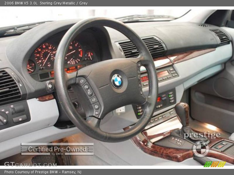 Sterling Grey Metallic / Grey 2006 BMW X5 3.0i