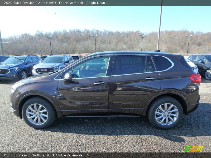 Espresso Metallic / Light Neutral 2020 Buick Envision Essence AWD