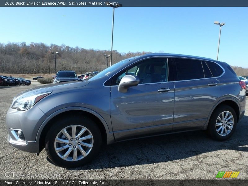 Satin Steel Metallic / Ebony 2020 Buick Envision Essence AWD