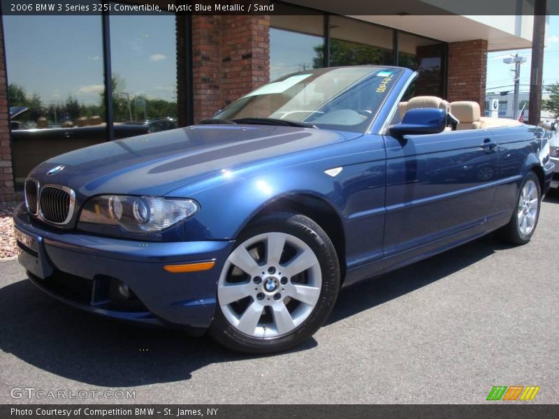 Mystic Blue Metallic / Sand 2006 BMW 3 Series 325i Convertible