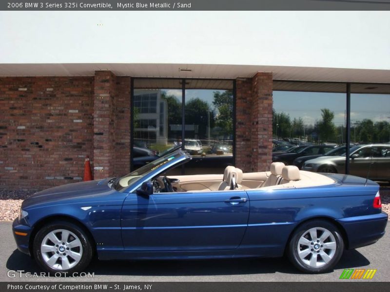 Mystic Blue Metallic / Sand 2006 BMW 3 Series 325i Convertible