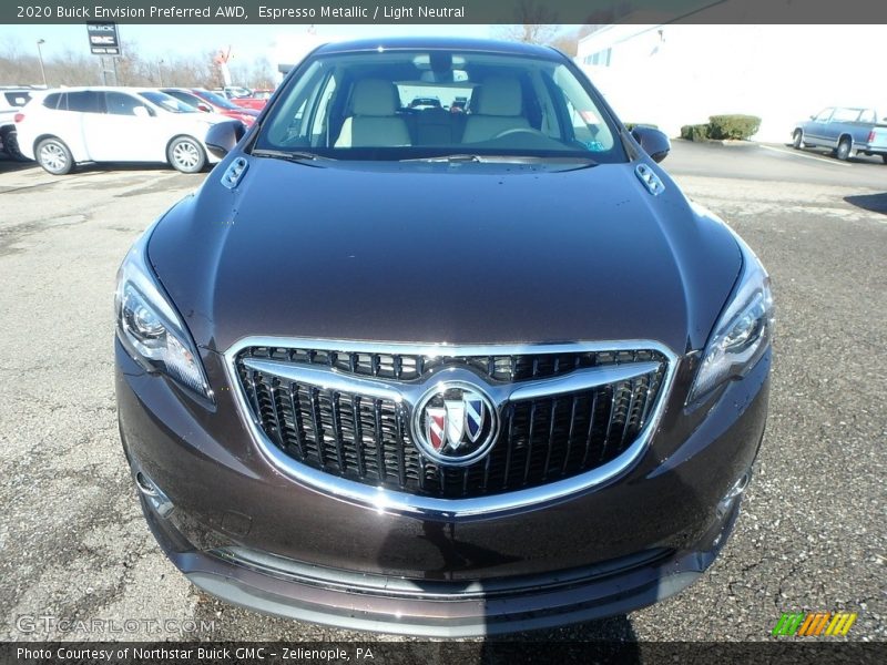 Espresso Metallic / Light Neutral 2020 Buick Envision Preferred AWD