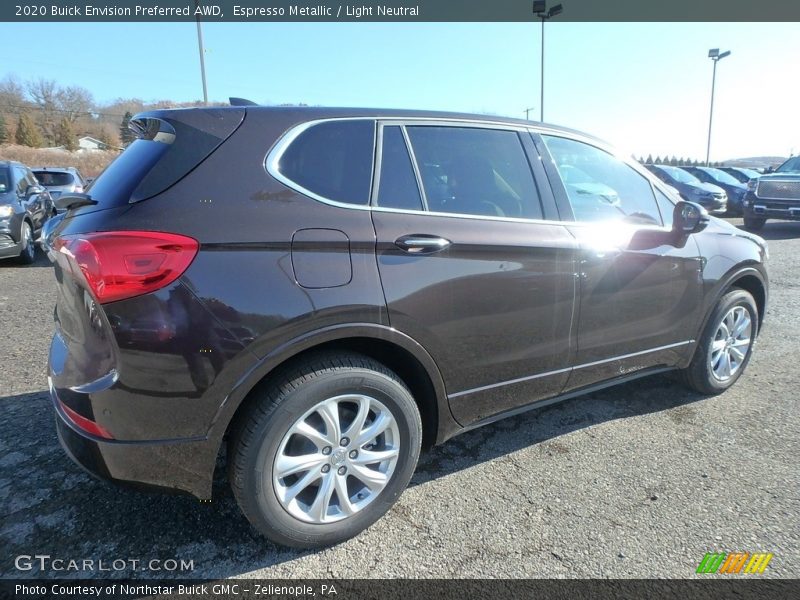 Espresso Metallic / Light Neutral 2020 Buick Envision Preferred AWD