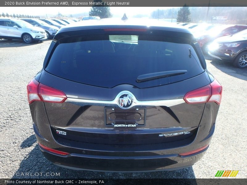 Espresso Metallic / Light Neutral 2020 Buick Envision Preferred AWD