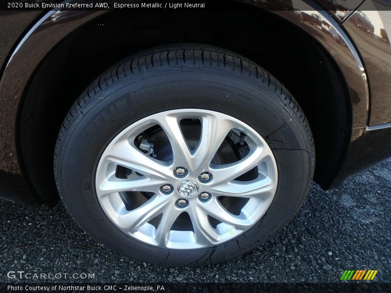 Espresso Metallic / Light Neutral 2020 Buick Envision Preferred AWD