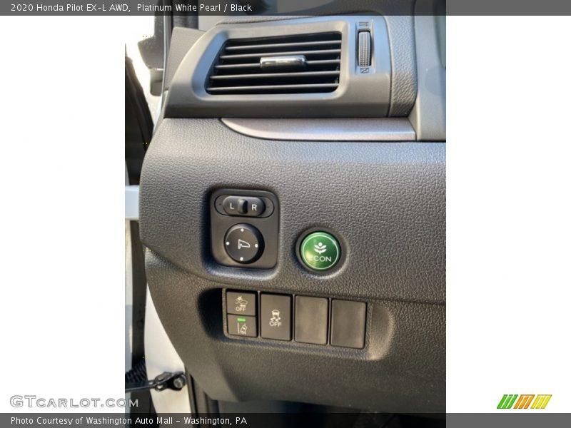 Platinum White Pearl / Black 2020 Honda Pilot EX-L AWD