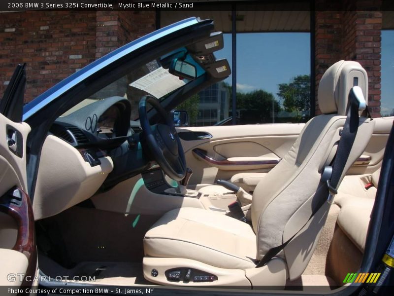 Mystic Blue Metallic / Sand 2006 BMW 3 Series 325i Convertible