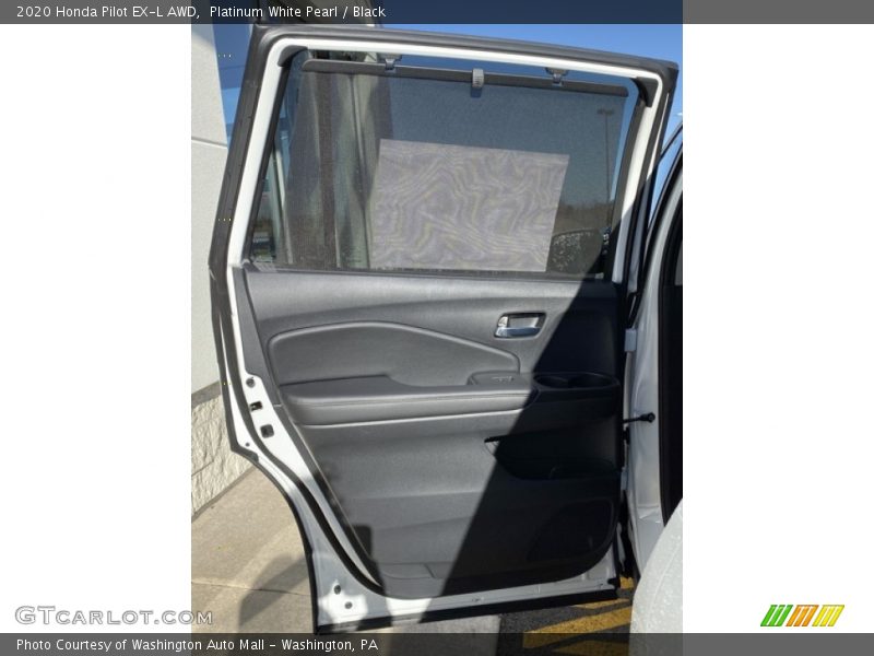 Platinum White Pearl / Black 2020 Honda Pilot EX-L AWD