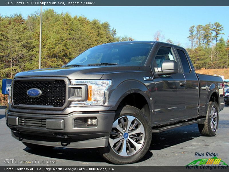 Magnetic / Black 2019 Ford F150 STX SuperCab 4x4