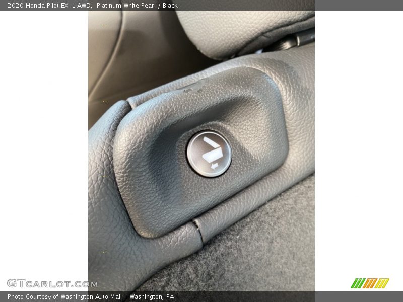 Platinum White Pearl / Black 2020 Honda Pilot EX-L AWD