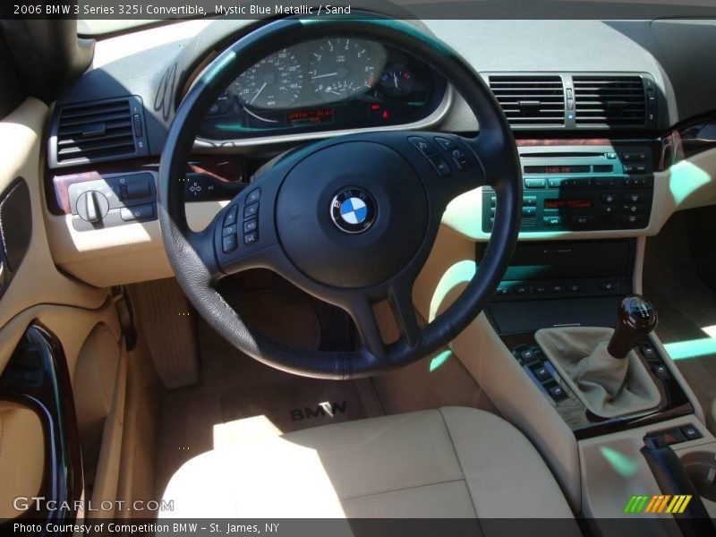 Mystic Blue Metallic / Sand 2006 BMW 3 Series 325i Convertible