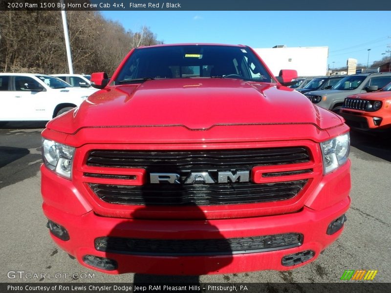 Flame Red / Black 2020 Ram 1500 Big Horn Crew Cab 4x4