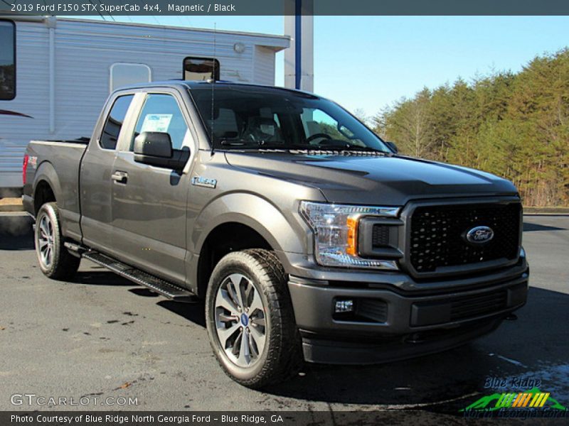 Magnetic / Black 2019 Ford F150 STX SuperCab 4x4
