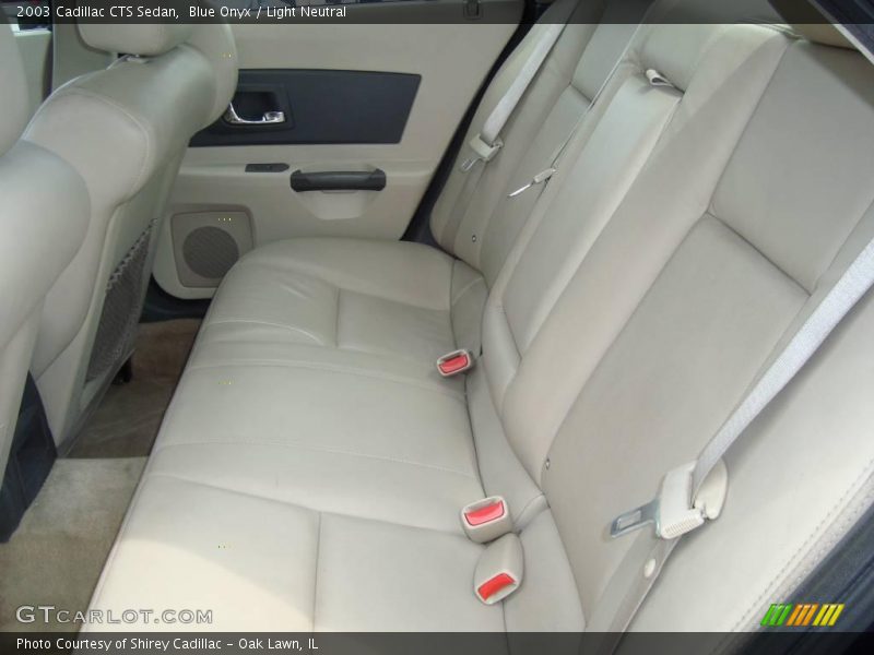 Blue Onyx / Light Neutral 2003 Cadillac CTS Sedan