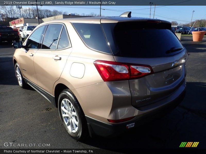 Sandy Ridge Metallic / Medium Ash Gray 2019 Chevrolet Equinox LS AWD