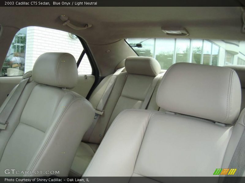 Blue Onyx / Light Neutral 2003 Cadillac CTS Sedan