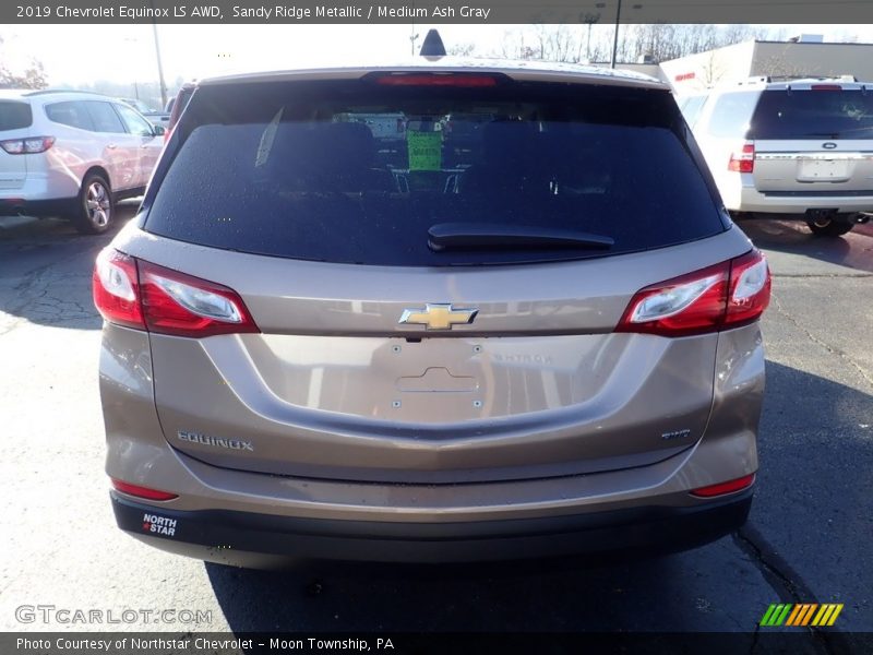 Sandy Ridge Metallic / Medium Ash Gray 2019 Chevrolet Equinox LS AWD