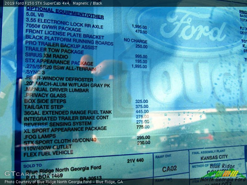 Magnetic / Black 2019 Ford F150 STX SuperCab 4x4