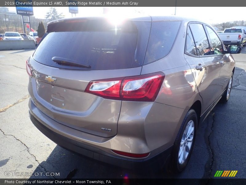 Sandy Ridge Metallic / Medium Ash Gray 2019 Chevrolet Equinox LS AWD