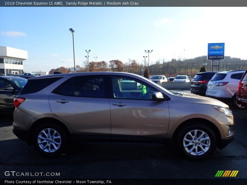 Sandy Ridge Metallic / Medium Ash Gray 2019 Chevrolet Equinox LS AWD