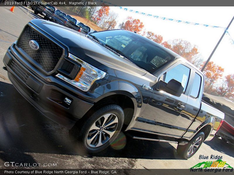 Magnetic / Black 2019 Ford F150 STX SuperCab 4x4